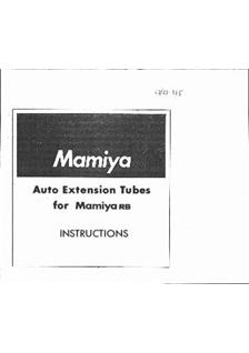 Mamiya RB 67 - System manual. Camera Instructions.